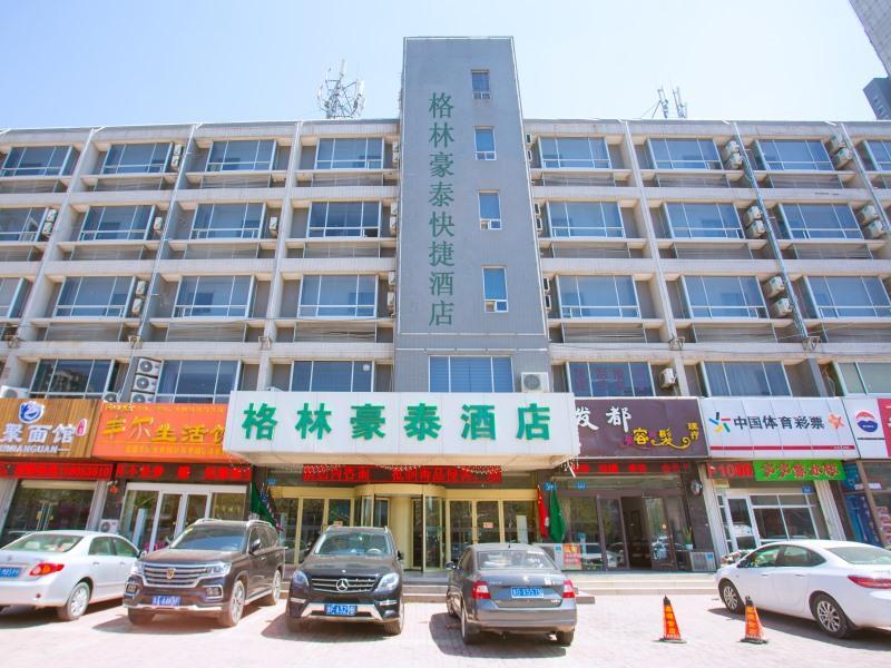 Greentree Inn Shandong Weifang Wanda Plaza Yuhe Road Express Hotel Exteriör bild